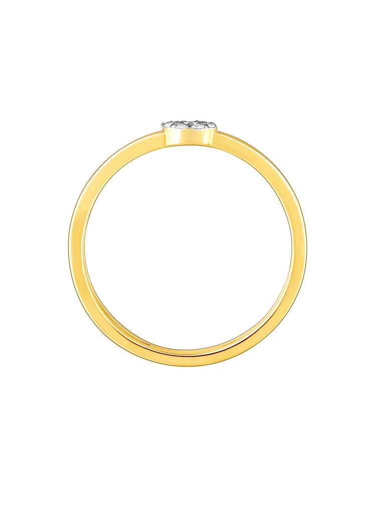 Giva 14K Yellow Gold Glistening Grace Diamond Ring : GDLR03