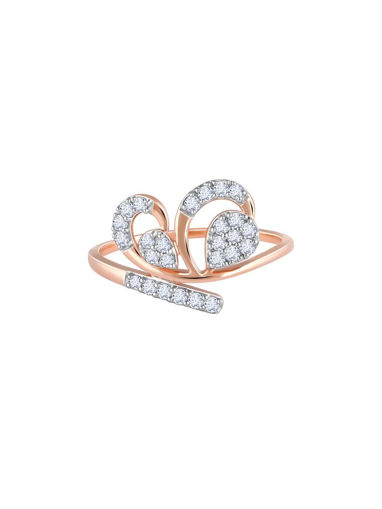 18K Rose Gold Fervor Diamond Ring : GDLR0416