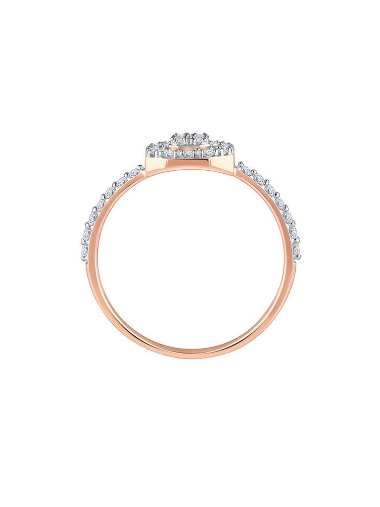 18K Rose Gold Ardency Diamond Ring : GDLR0423