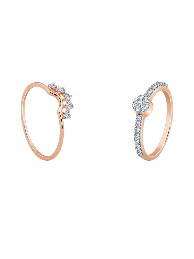 18K Rose Gold Pulchritude Diamond Ring : GDLR0425