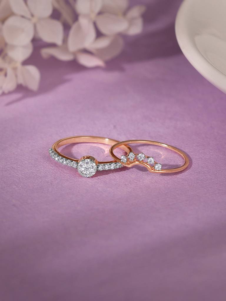 18K Rose Gold Pulchritude Diamond Ring : GDLR0425