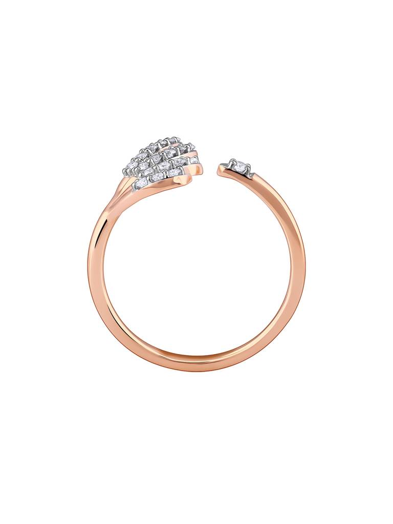 18K Rose Gold Incandescent Diamond Ring : GDLR0427