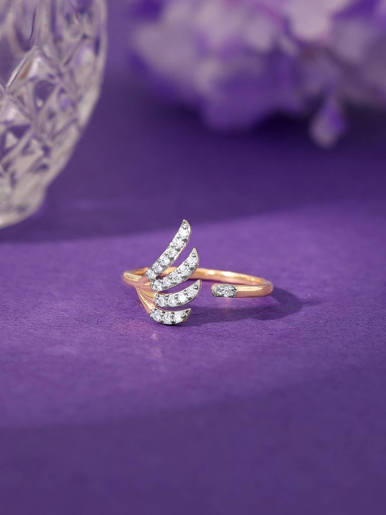 18K Rose Gold Incandescent Diamond Ring : GDLR0427