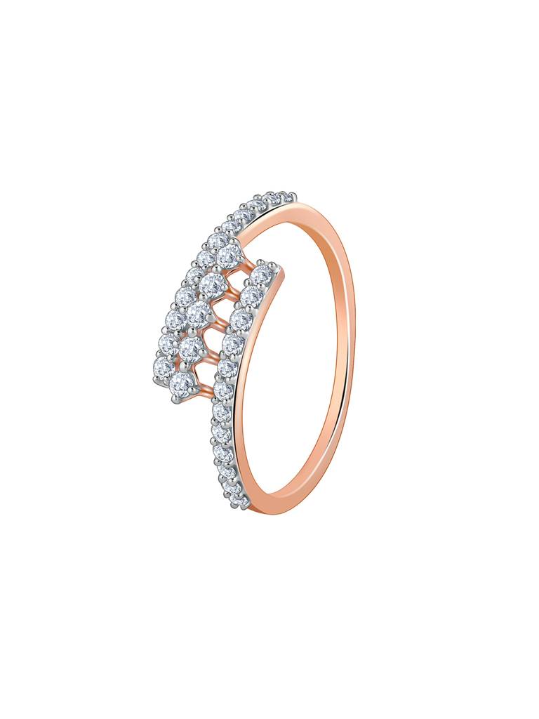 18K Rose Gold Everlasting Diamond Ring : GDLR0430