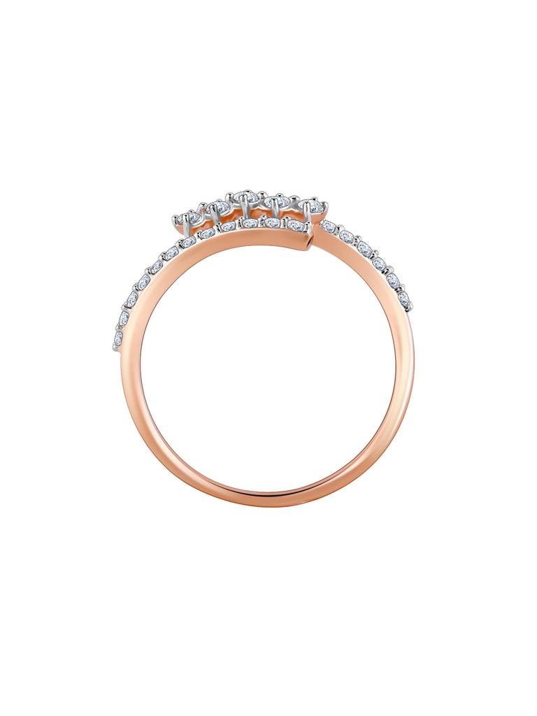 18K Rose Gold Everlasting Diamond Ring : GDLR0430