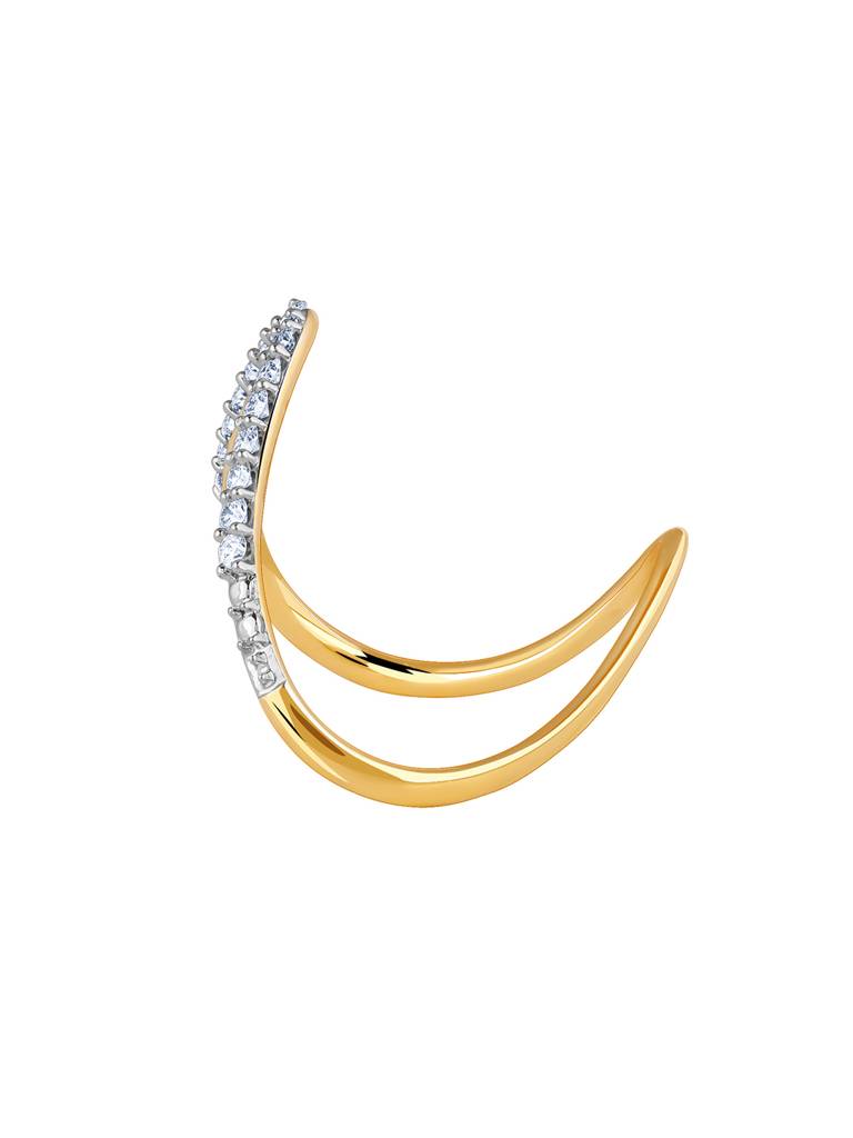 18K Yellow Gold Vellore Vanki Diamond Ring : GDLR0438