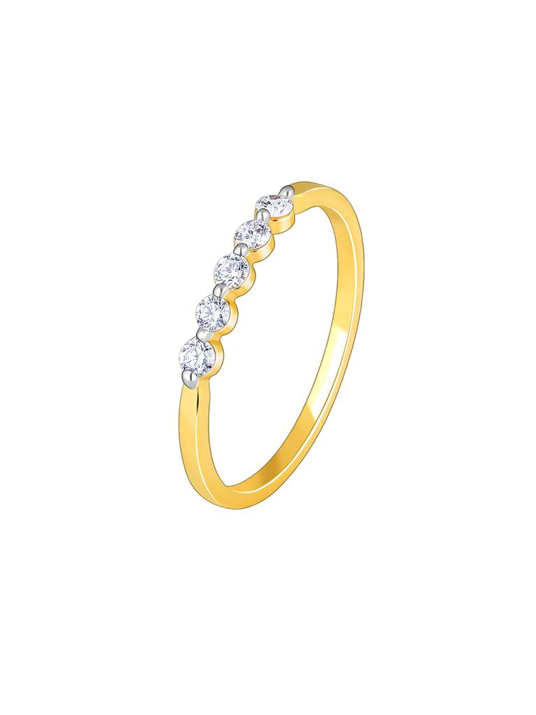 Giva 14K Yellow Gold Timeless Elegance Diamond Ring : GDLR04