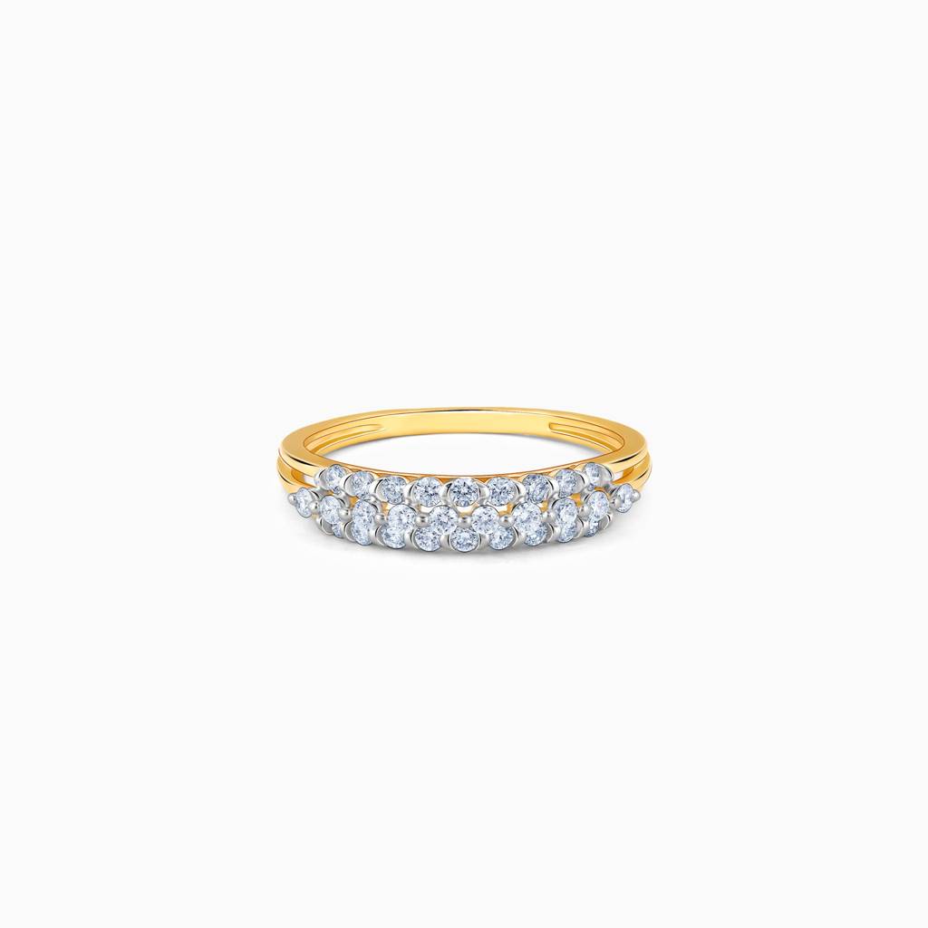 Gold Ivory Radiance Diamond Ring : GDLR0560