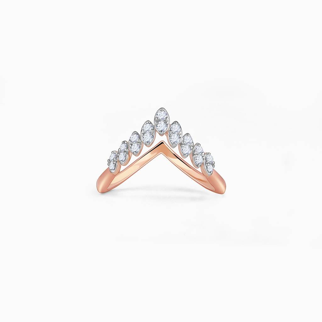 Rose Gold Cuore Diamond Vanki Ring : GDLR0571