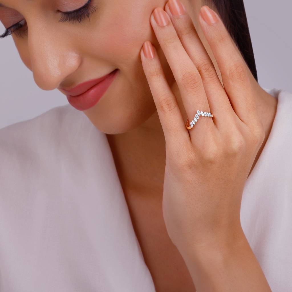 Rose Gold Cuore Diamond Vanki Ring : GDLR0571