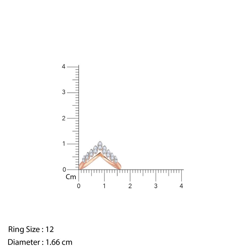 Rose Gold Cuore Diamond Vanki Ring : GDLR0571
