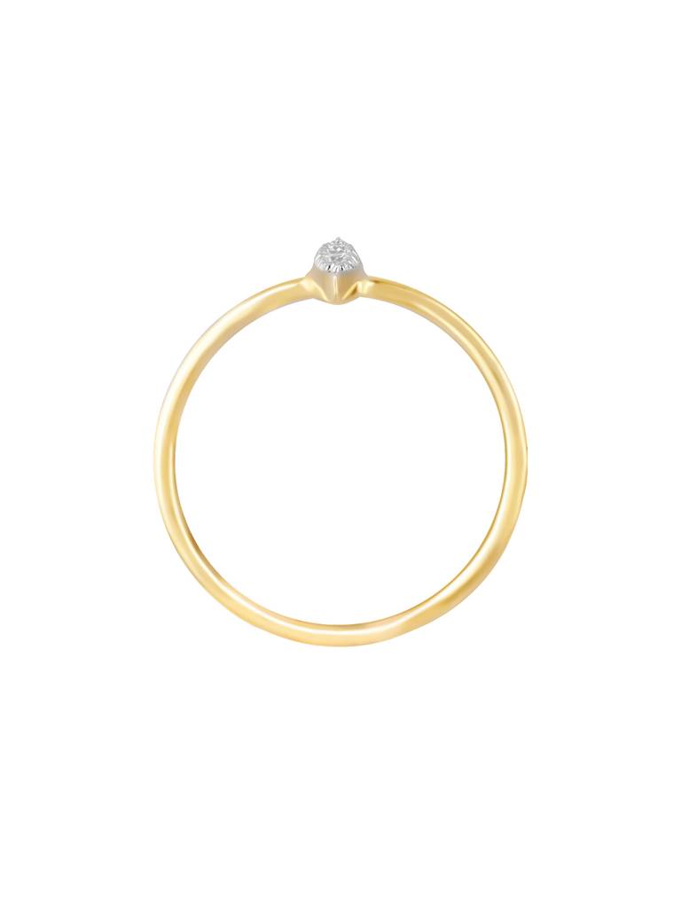 Giva 18K Yellow Gold Simple Joy Diamond Ring : GDLR058