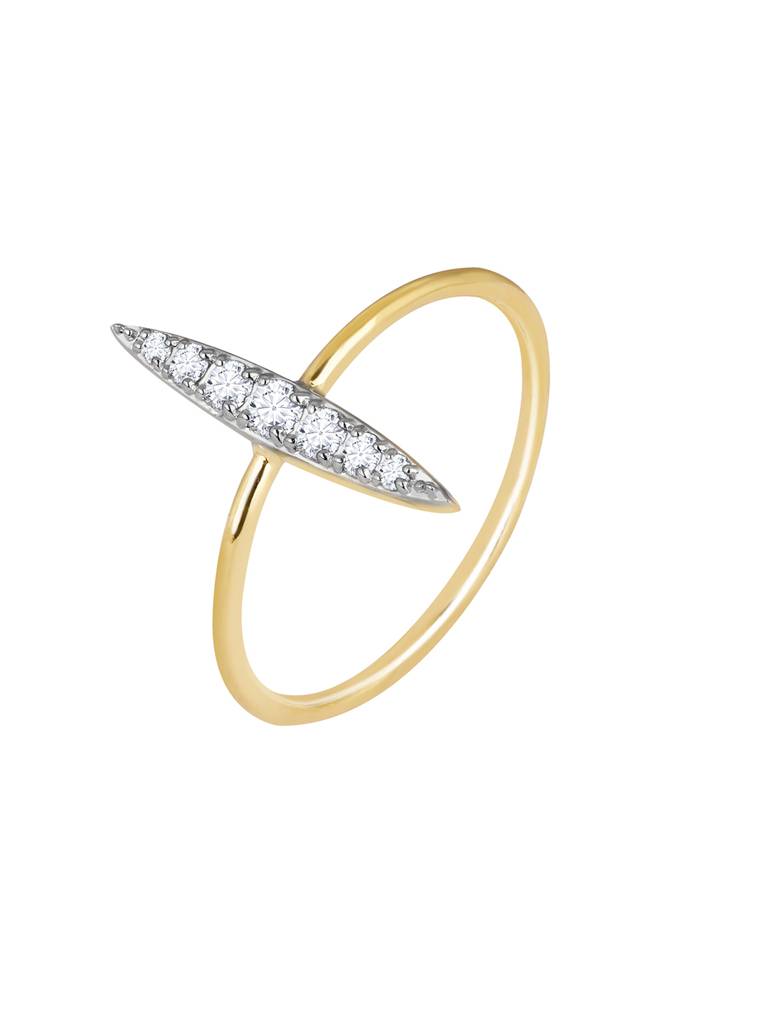 Giva 18K Yellow Gold Simple Joy Diamond Ring : GDLR058