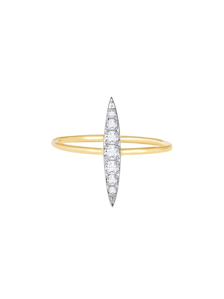 Giva 18K Yellow Gold Simple Joy Diamond Ring : GDLR058