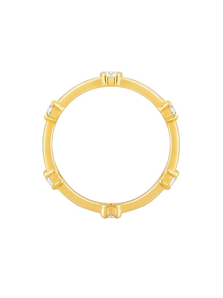 Giva 18K Yellow Gold Heavenly Elegance Diamond Ring : GDLR059
