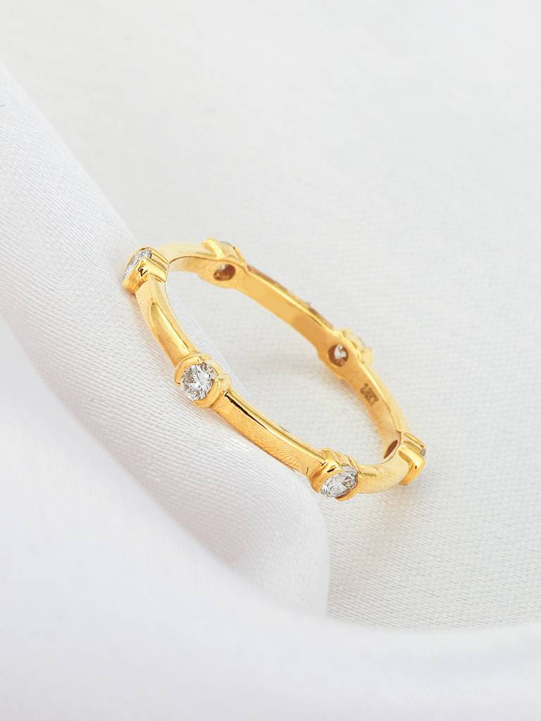Giva 18K Yellow Gold Heavenly Elegance Diamond Ring : GDLR059