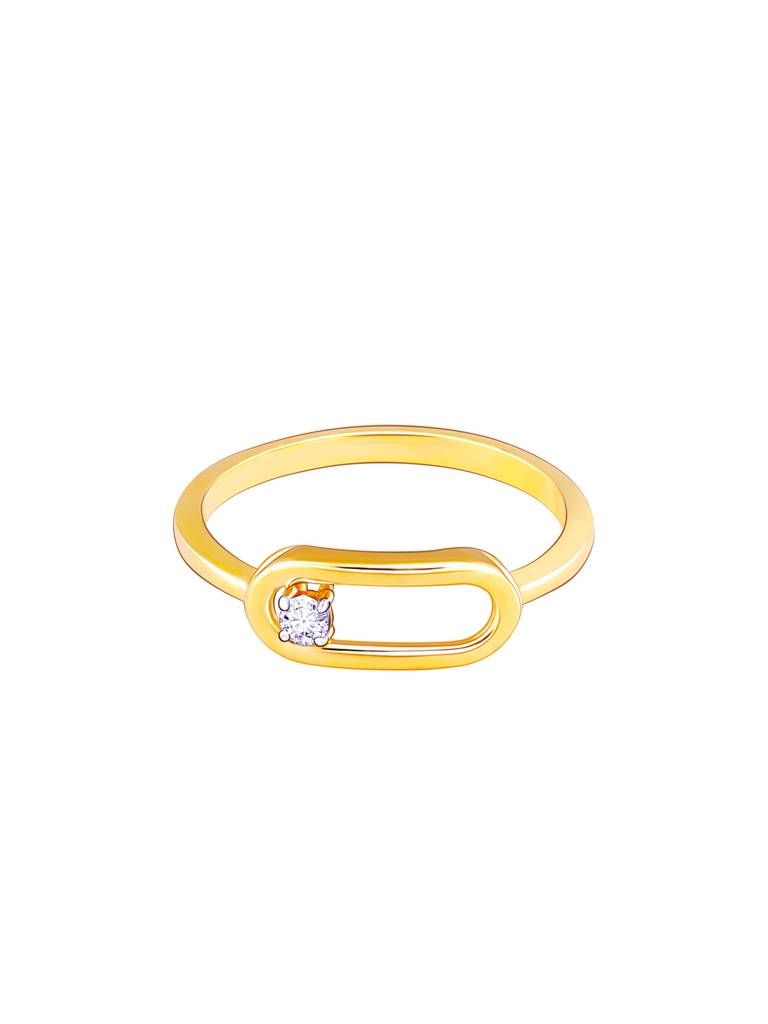 Giva 14K Yellow Gold Gleaming Grace Diamond Ring : GDLR06