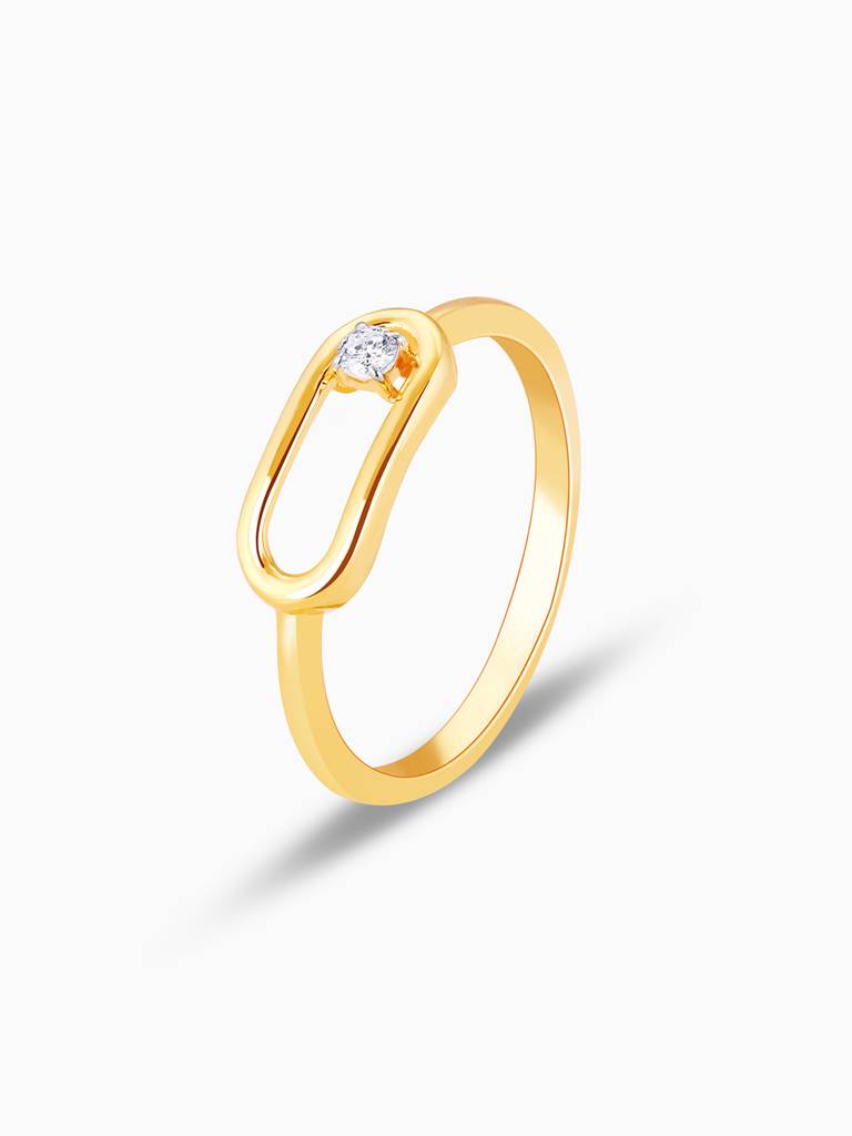 Giva 14K Yellow Gold Gleaming Grace Diamond Ring : GDLR06