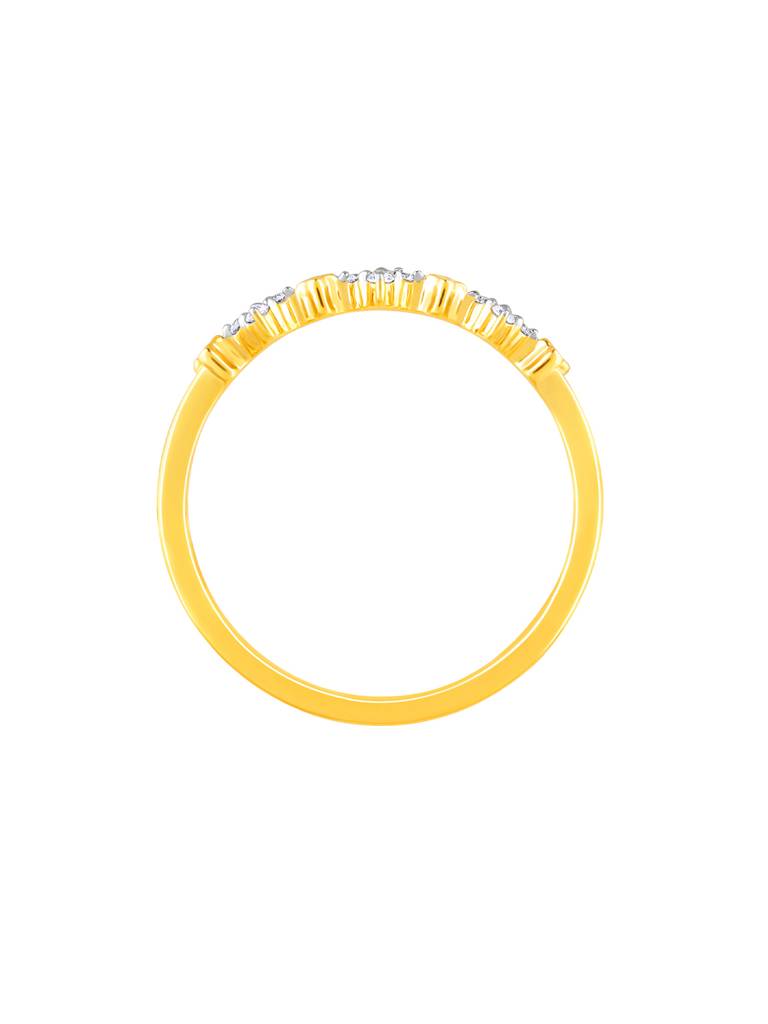 Giva 14K Yellow Gold Blushing Beauty Diamond Ring Indian - 12  Us - 6 Gifts For Women & Girls : GDLR076