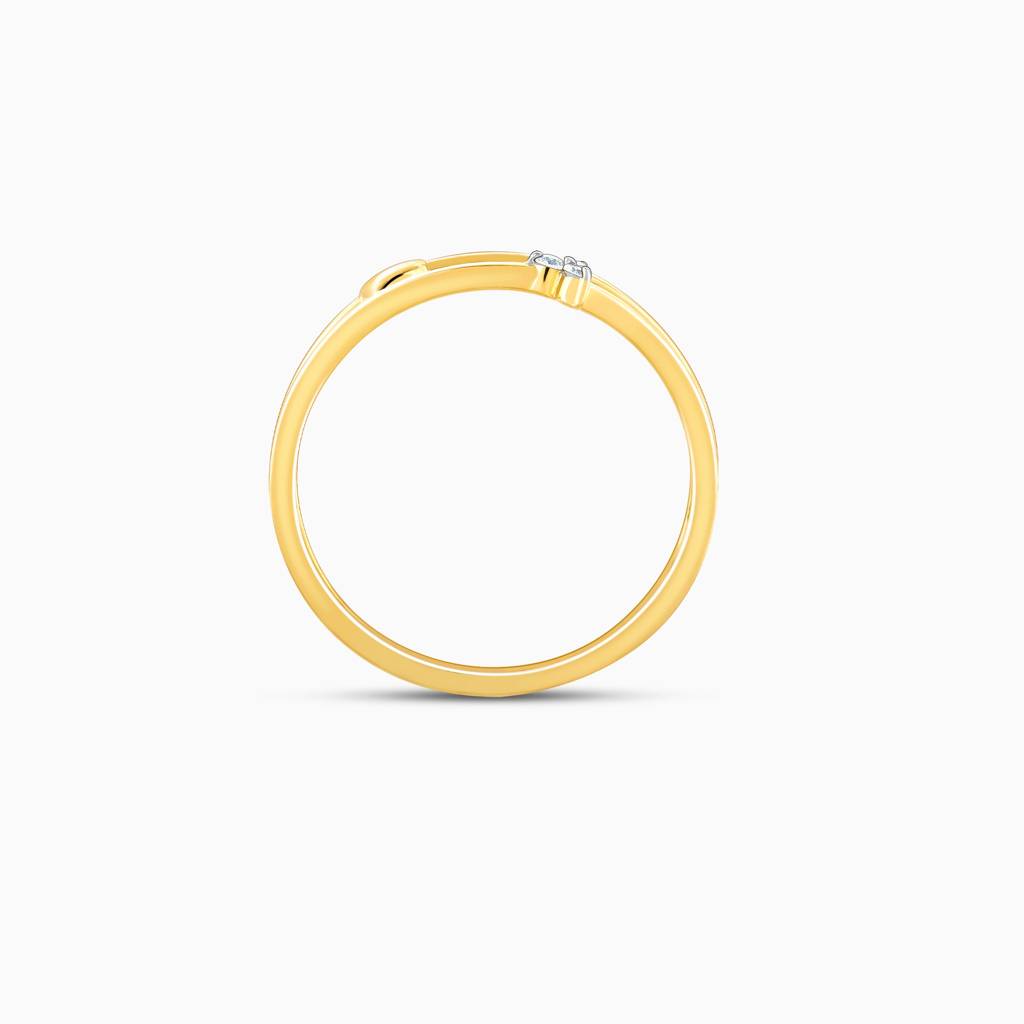 14K Gold Trinity Heart Diamond Ring : GDLR079
