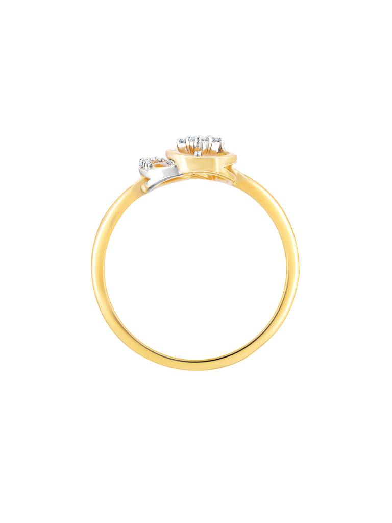 Giva 18K Yellow Gold Fragrant Bouquet Diamond Ring : GDLR087