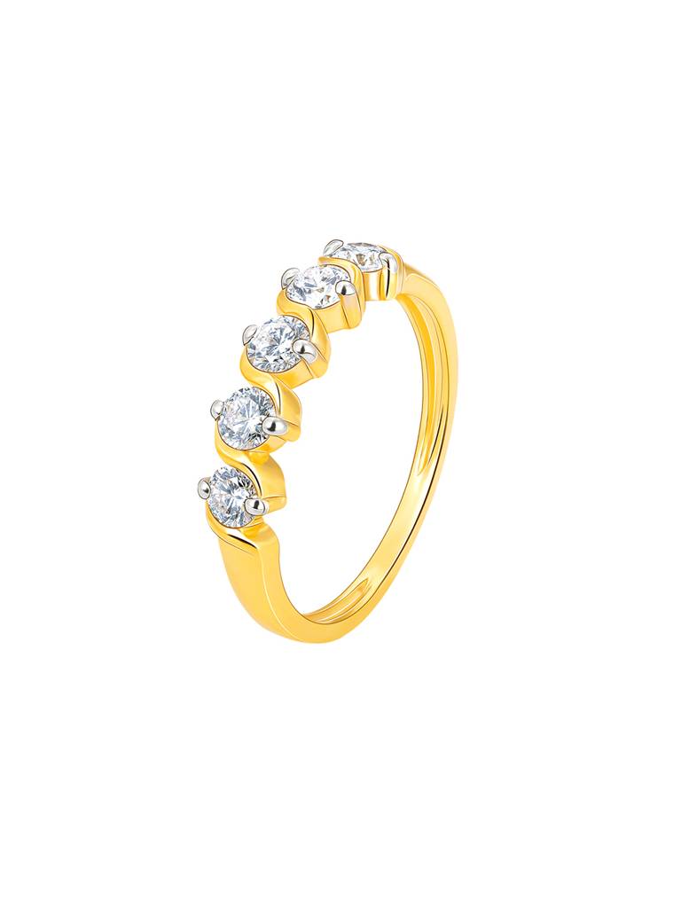 Giva 14K Yellow Gold Dearest Dreams Diamond Ring : GDLR093