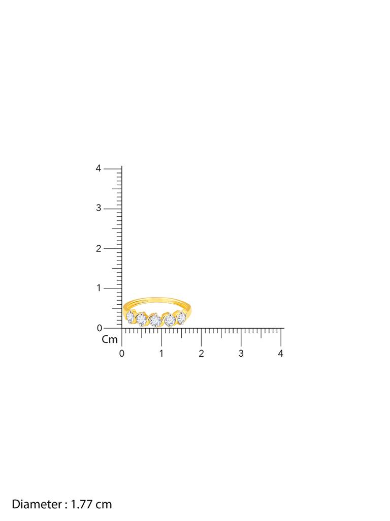 Giva 14K Yellow Gold Dearest Dreams Diamond Ring : GDLR093