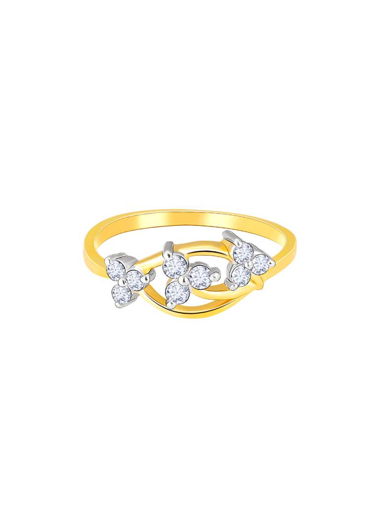 Giva 14K Yellow Gold Sparkling Serenity Diamond Ring : GDLR097