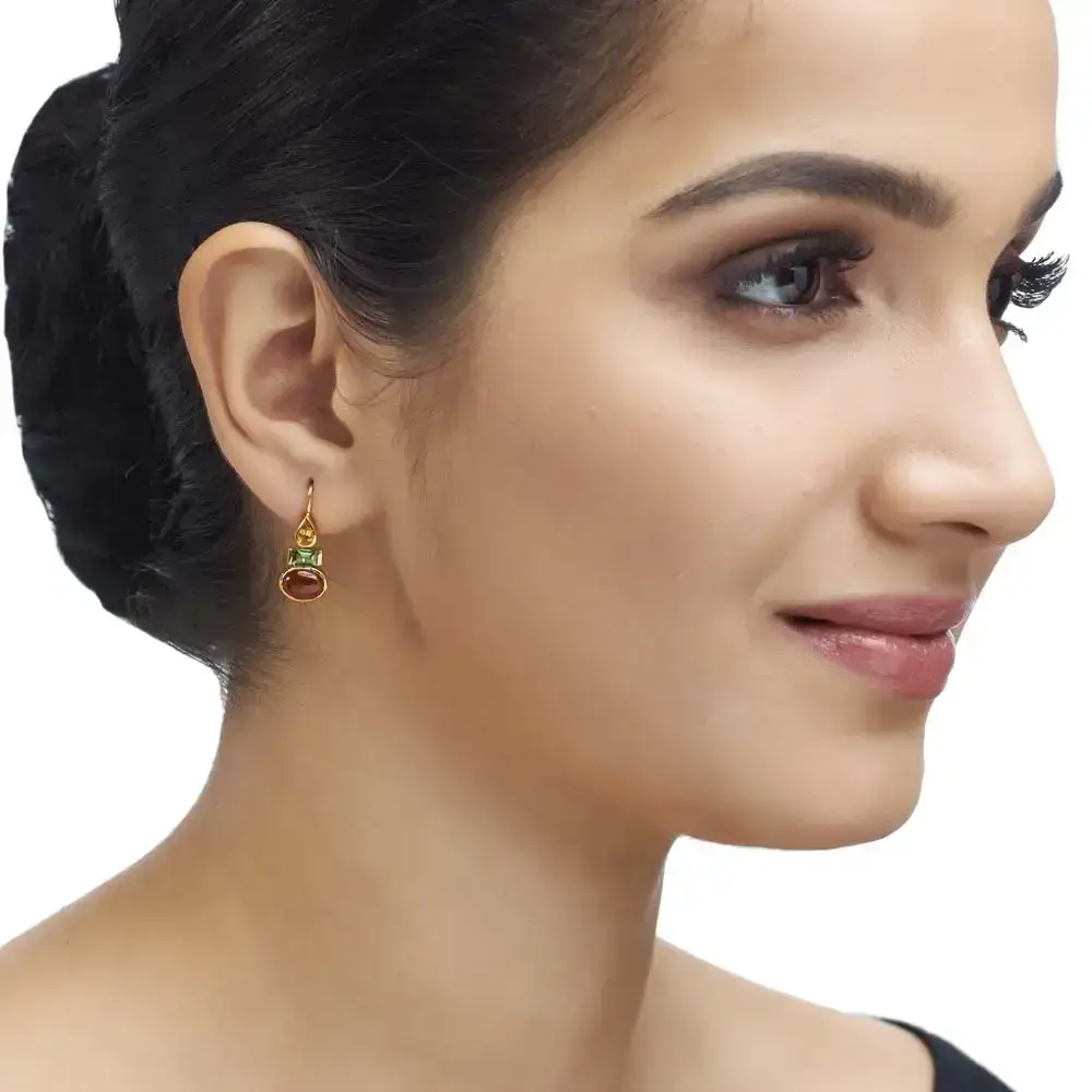 Color Riot 18K Gold Hook Earrings : GHCSER-184K