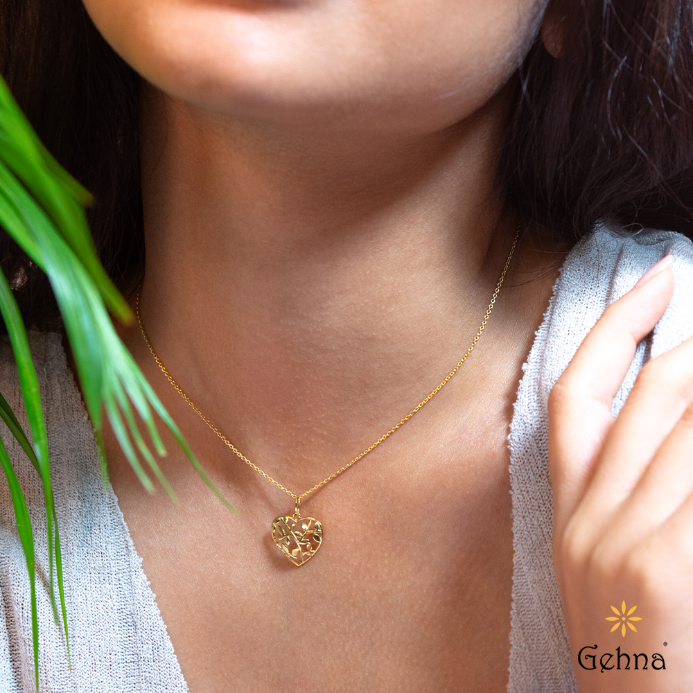 Tree Of Life 18K Gold Pendant : GHPE-6343