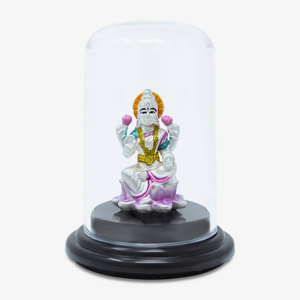 Touch925 999 Silver Shri Lakshmi Ji Enduring Form Idol : GI7