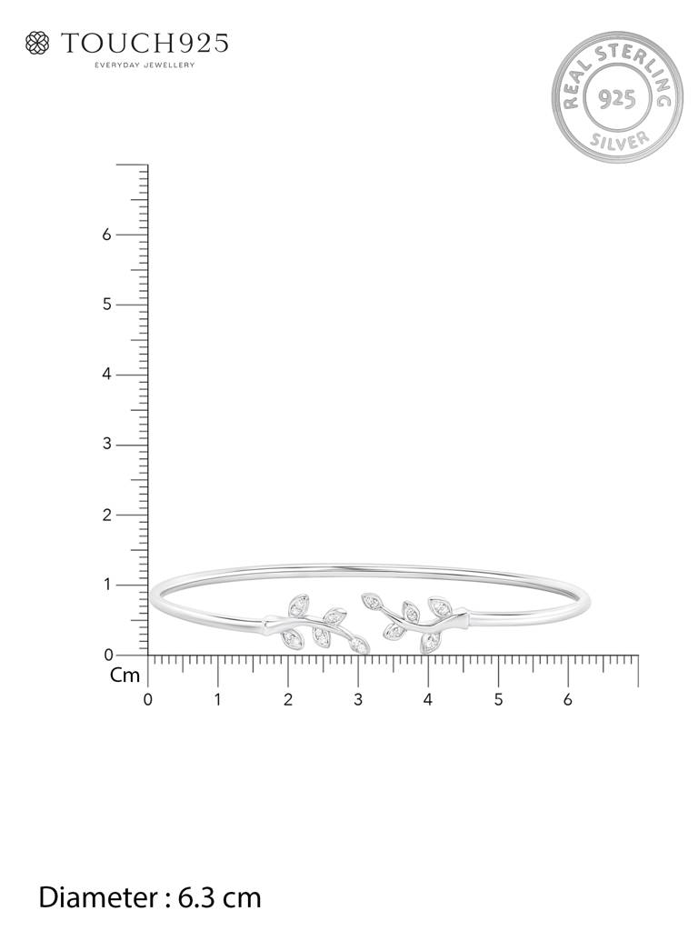 Trion Edge Silver Kada : GILB1097