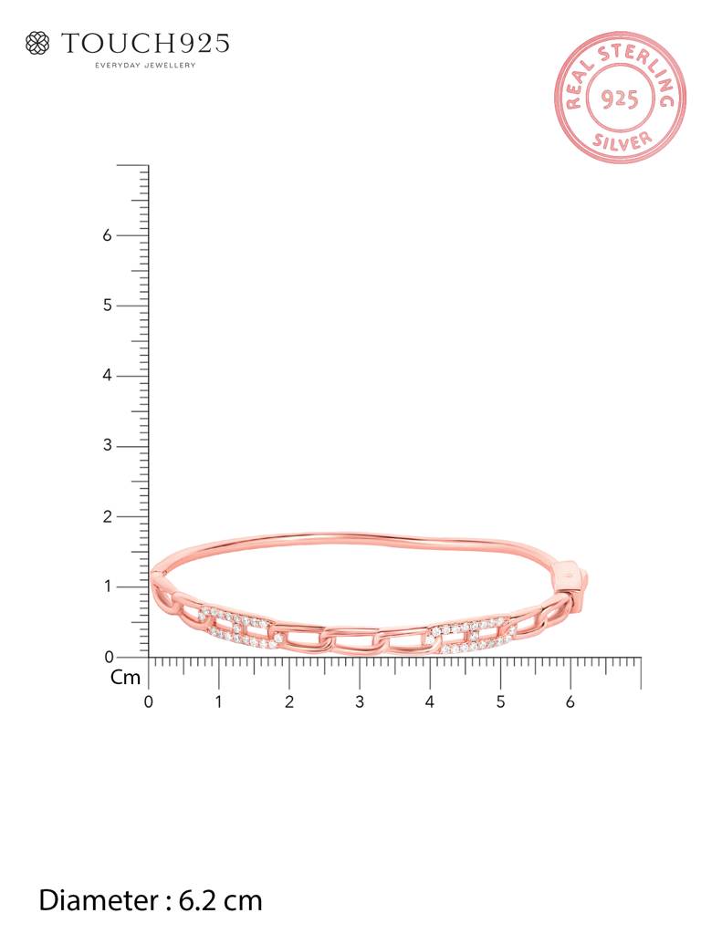 Trion Edge Silver Kada : GILB1106