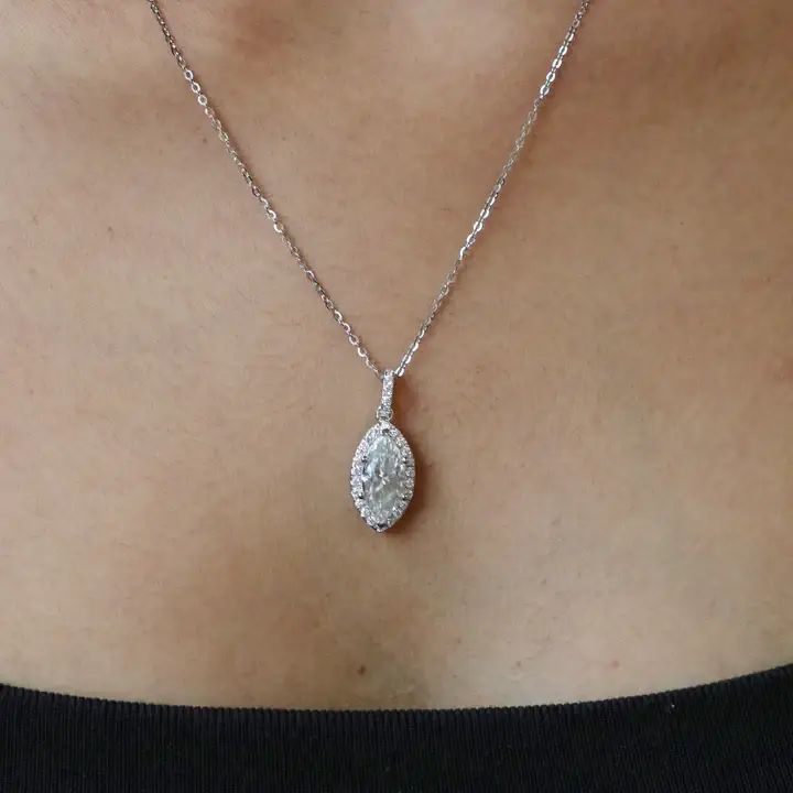 Arthur 1.30Ct Halo Pendant : GJPD0010