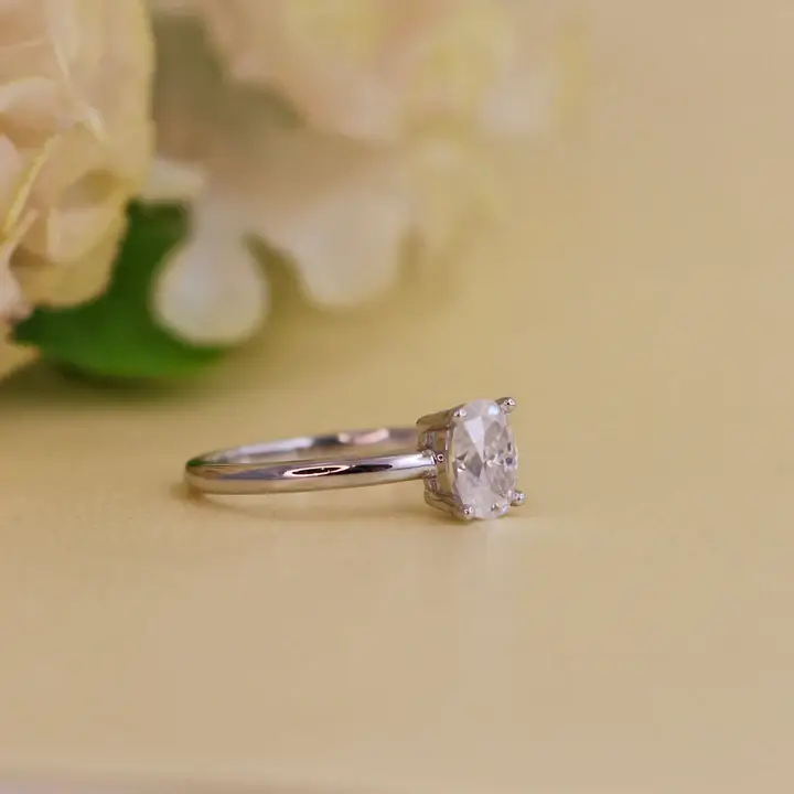 Nova 1Ct Moissanite Solitaire Ring : GJRG0001