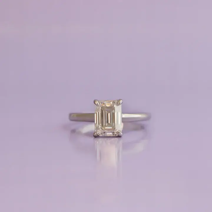 Panoply Moissanite Solitaire Ring : GJRG0005