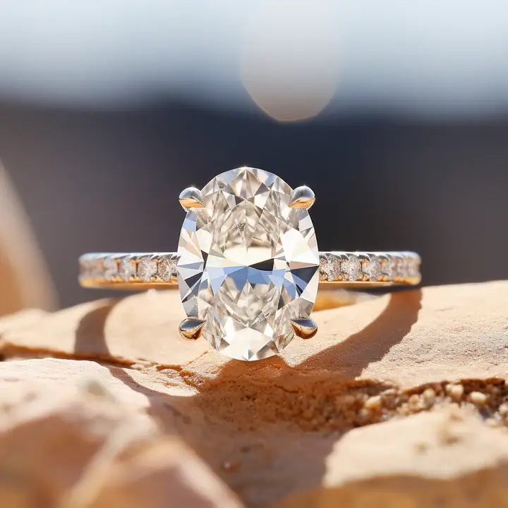 Verve Moissanite Engagement Ring : GJRG0008