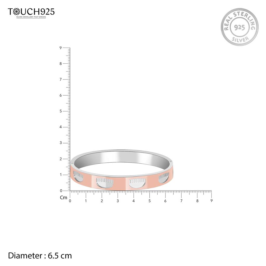 Spiked Rose Gold Kada : GK40