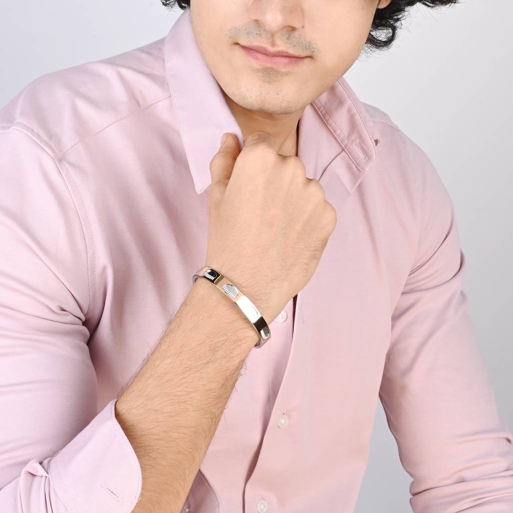 Spiked Rose Gold Kada : GK40