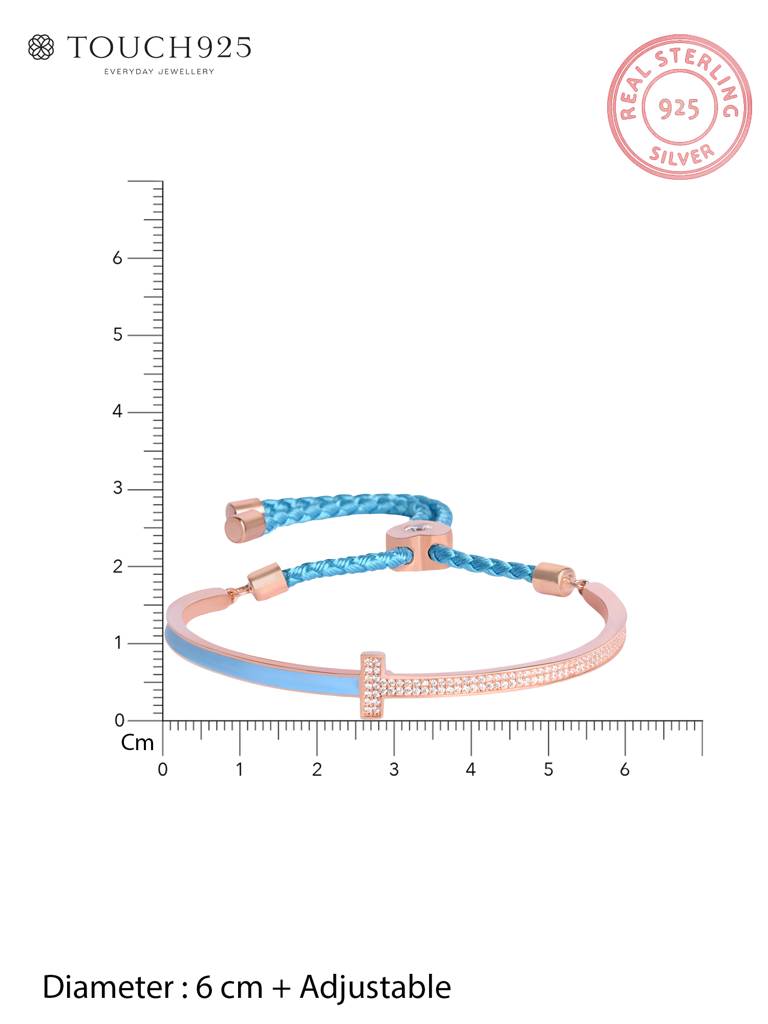 Link Luxe Silver Kada : GKLB1182