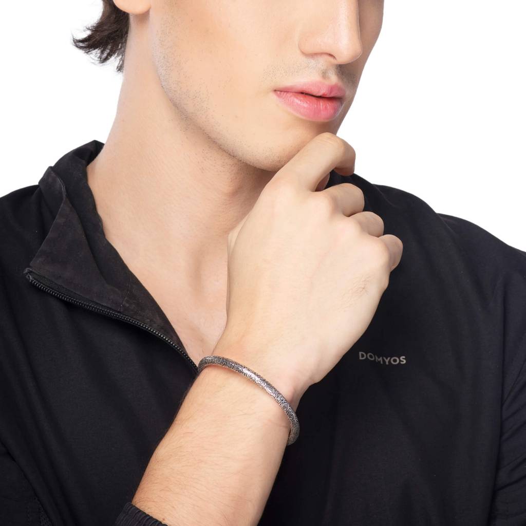 Cultural Retreat Silver Boho Touch925 Bracelet For Men : GK5