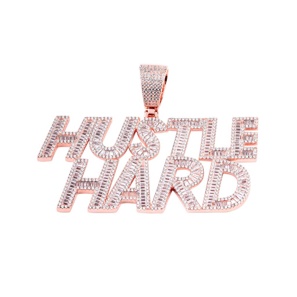 Hustler'S Pride Zircon Studded Locket