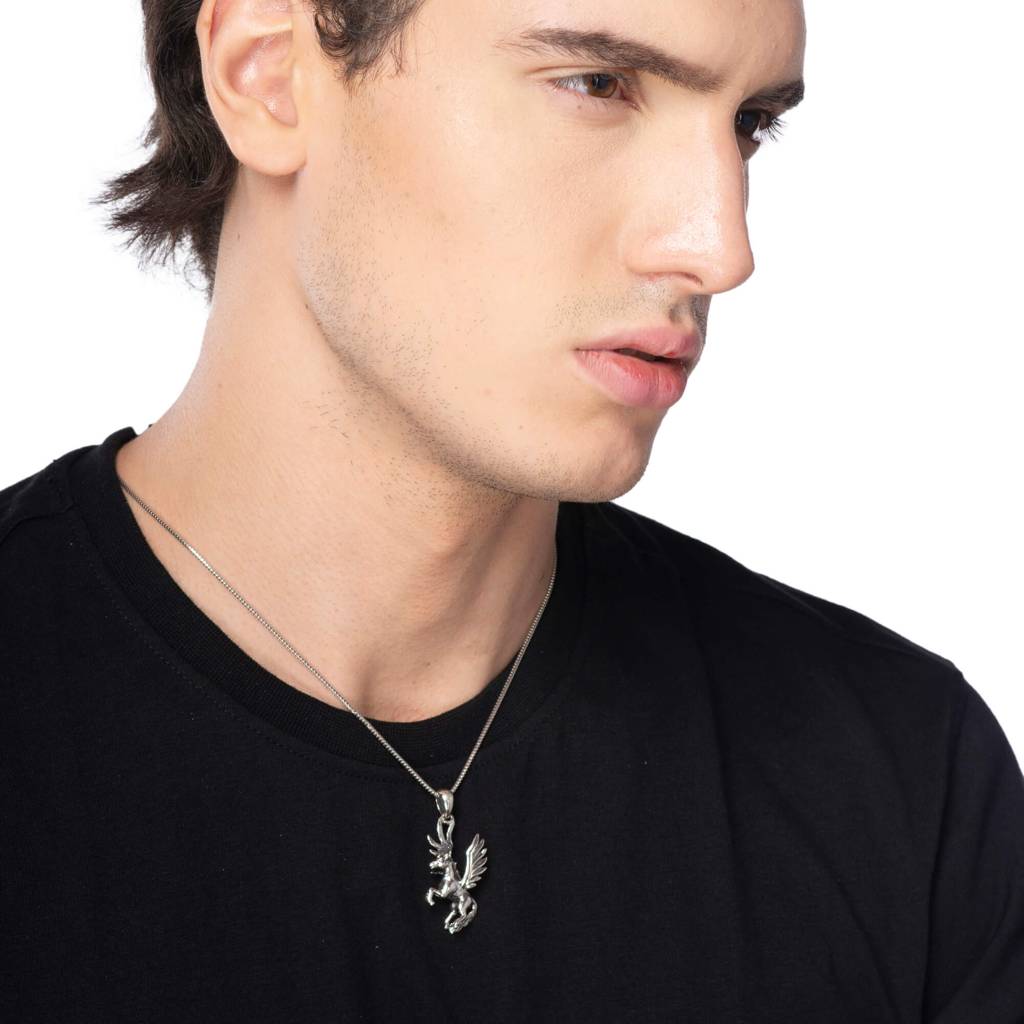 Unicorn Whimsy Silver Locket