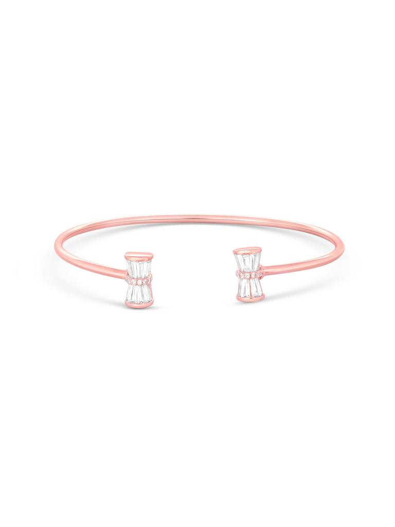 Baguette Grace Rose Gold Kada : GMLB1221