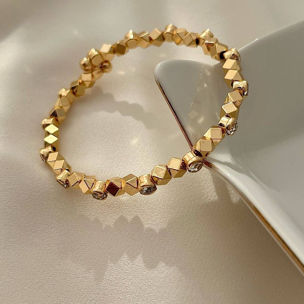 Golden Hour Stack Of 3 Bracelets For Women & Girls : GOLHOUSTBR