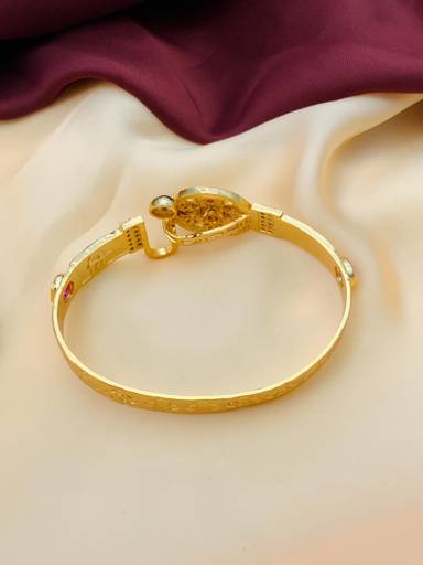 Hand Paint Meenakari American Diamond Statement Bracelet : GPBraceletMeenakari08