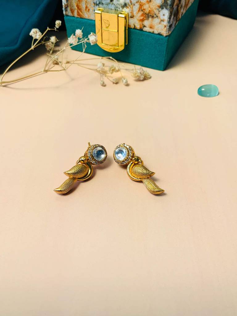 Unique Gold Plated Earring : GPCasperE10