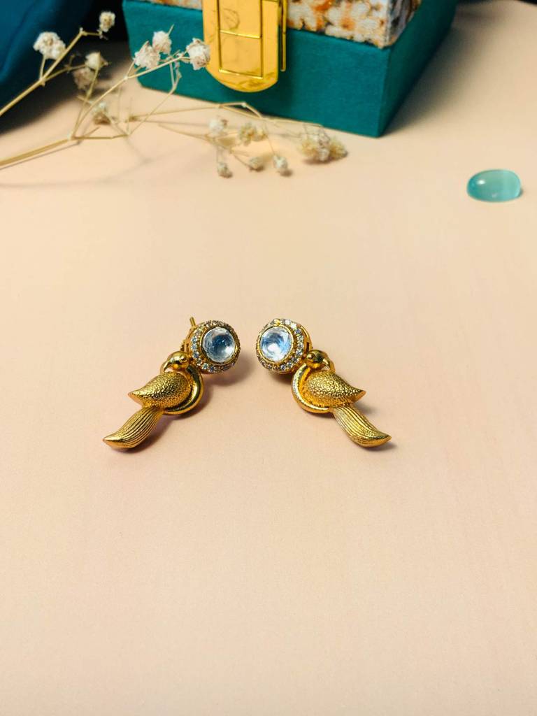 Unique Gold Plated Earring : GPCasperE10