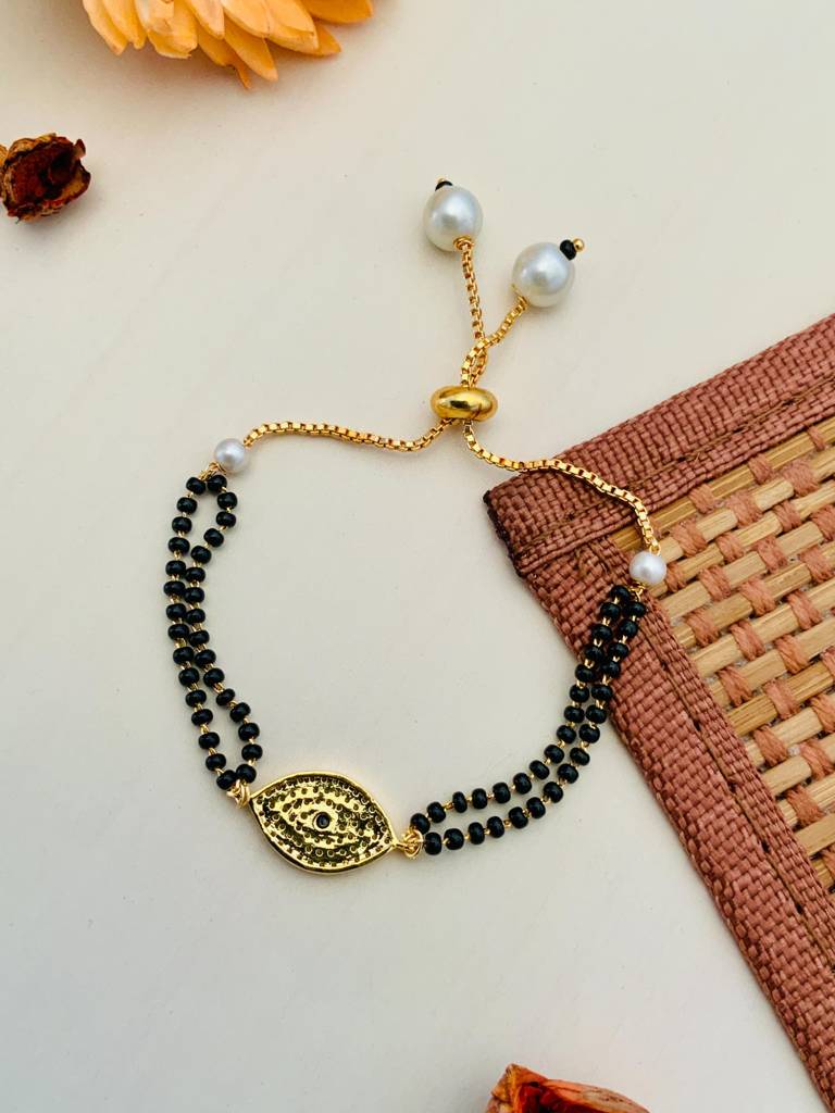 Mesmerising High Quality Gold Plated Hand Mangalsutra : GPHMGoodLuck