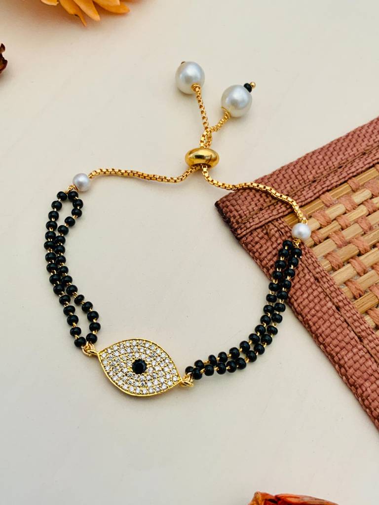 Mesmerising High Quality Gold Plated Hand Mangalsutra : GPHMGoodLuck